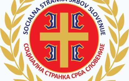 ZNAČAJNO OBAVEŠTENJE ZA ČLANOVE, SIMPATIZERE I PRIJATELJE SOCIJALNE STRANKE SRBA SLOVENIJE